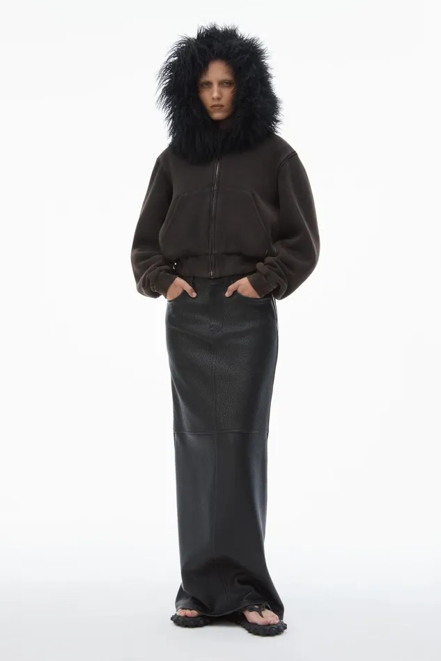 Alexander Wang Sweatshirts Women Hoodie With Mongolian Hood