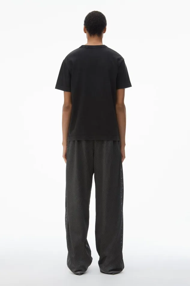 Alexander Wang UnisexWomenMen Acid Wash Tee In High Twist Jersey