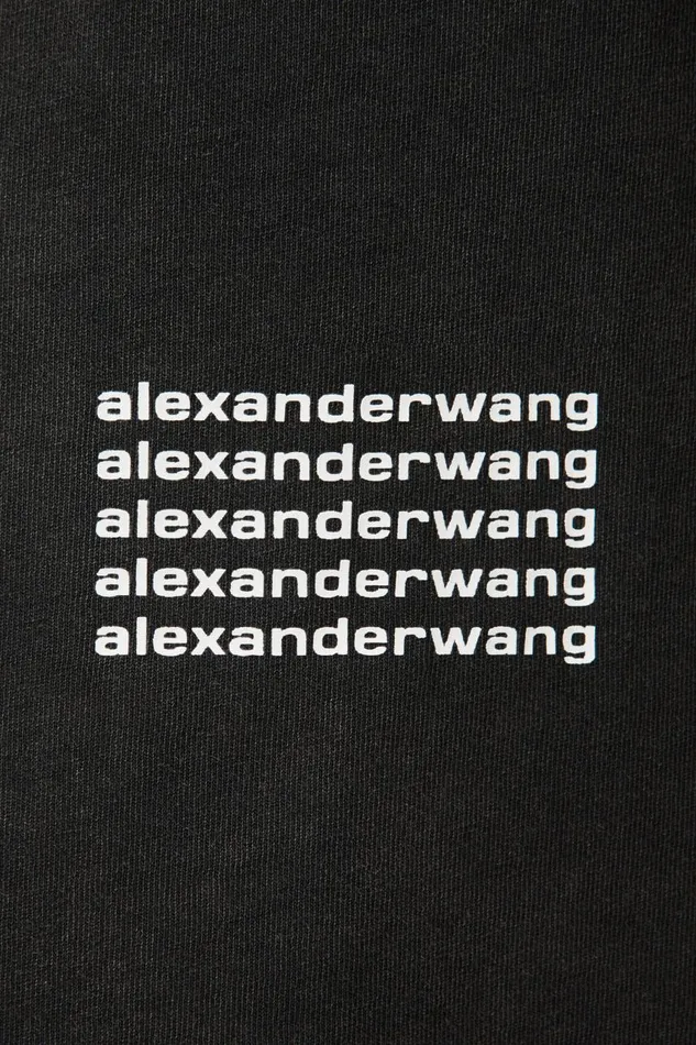 Alexander Wang UnisexWomenMen Acid Wash Tee In High Twist Jersey