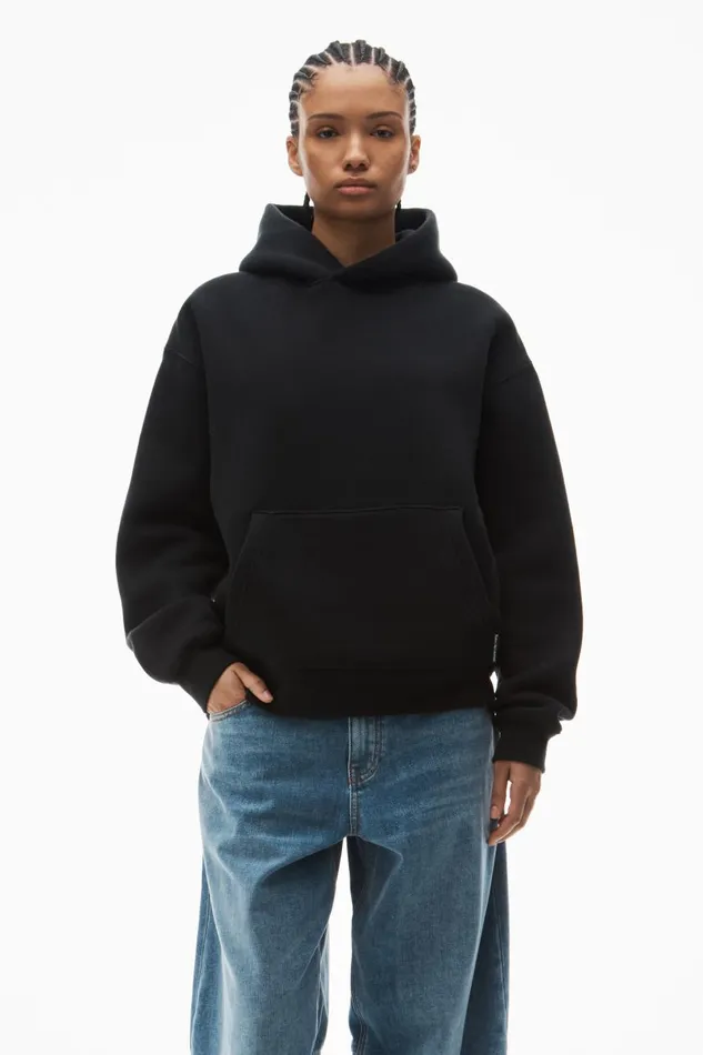 Alexander Wang UnisexWomenMen Hoodie In Dense Fleece