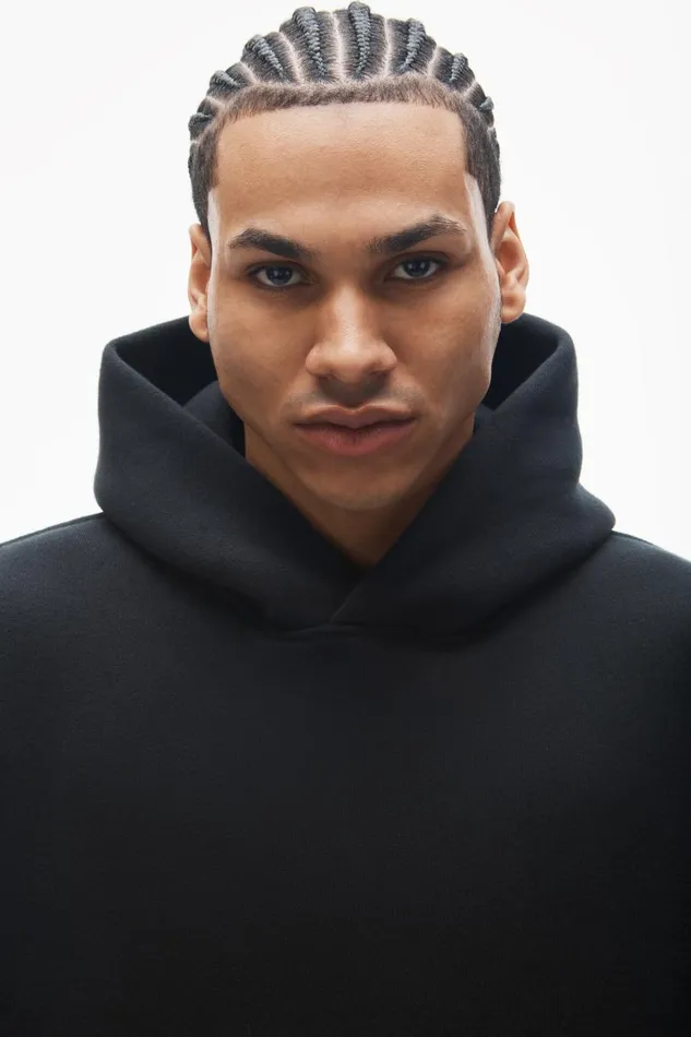 Alexander Wang UnisexWomenMen Hoodie In Dense Fleece