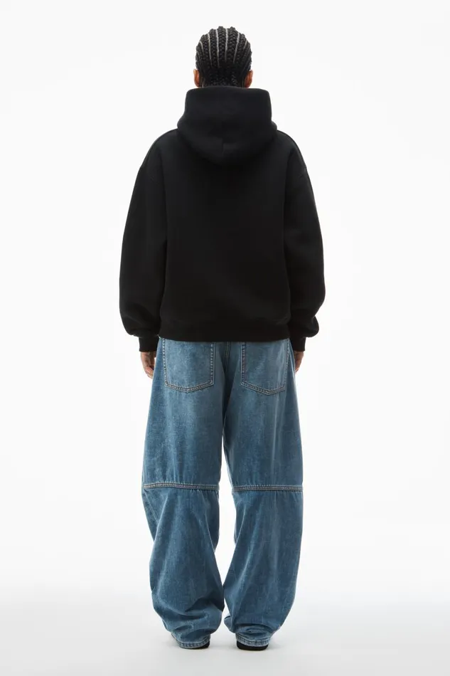 Alexander Wang UnisexWomenMen Hoodie In Dense Fleece