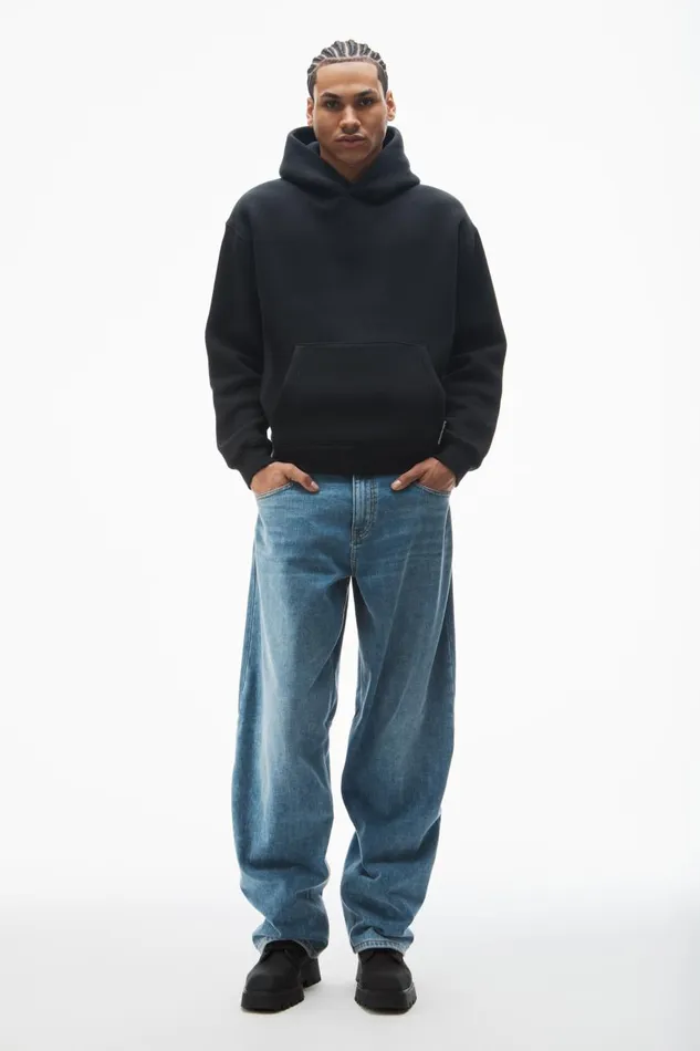 Alexander Wang UnisexWomenMen Hoodie In Dense Fleece