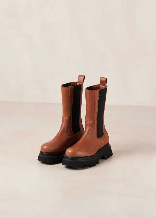 ALOHAS Boots All Rounder 8211 Brown Leather Boots 8211 Women