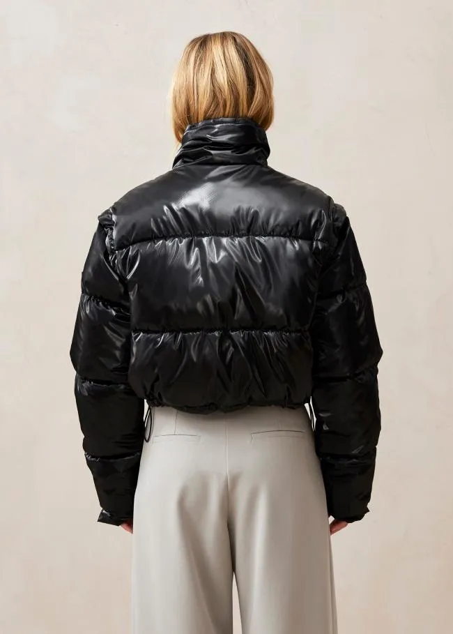 ALOHAS Coats Chicago 8211 Black Padded Jacket 8211 Women