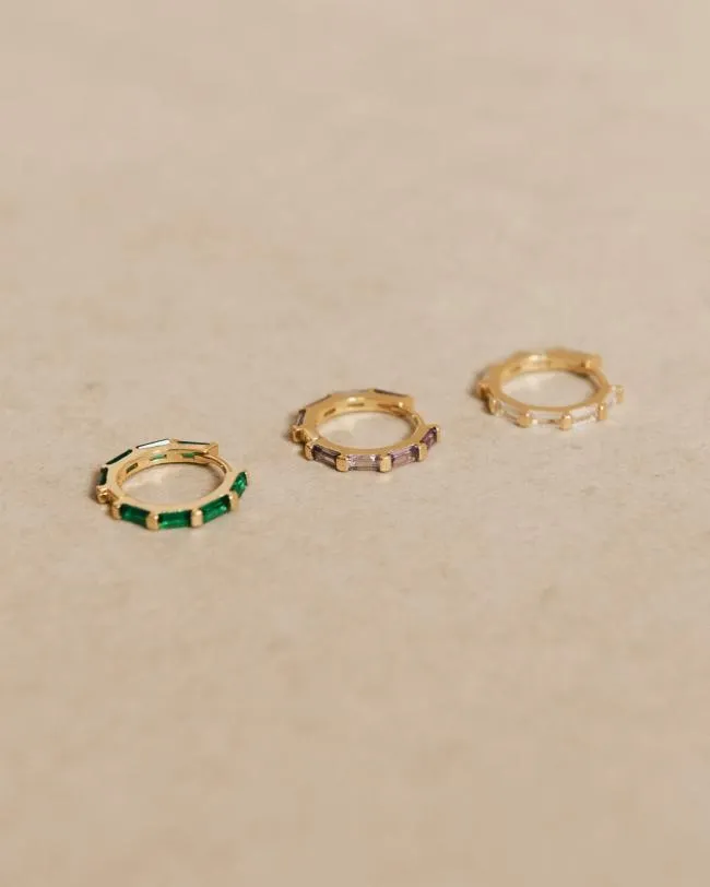 ALOHAS Jewelry Orlop 8211 Gold And Green Earrings 8211 Women