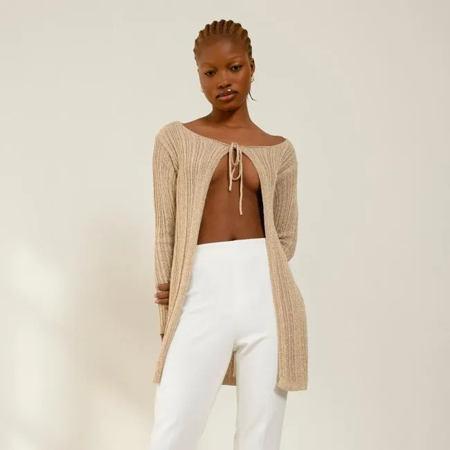 ALOHAS Knitwear Witty 8211 White Knit Top 8211 Women