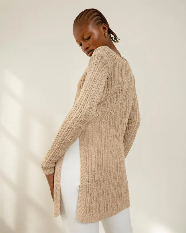 ALOHAS Knitwear Witty 8211 White Knit Top 8211 Women