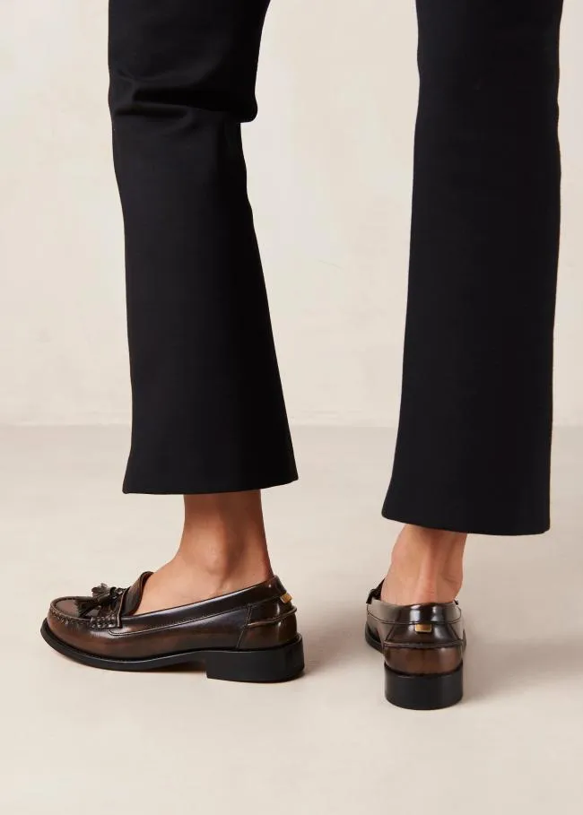 ALOHAS Loafers Terrane 8211 Brown Leather Loafers 8211 Women