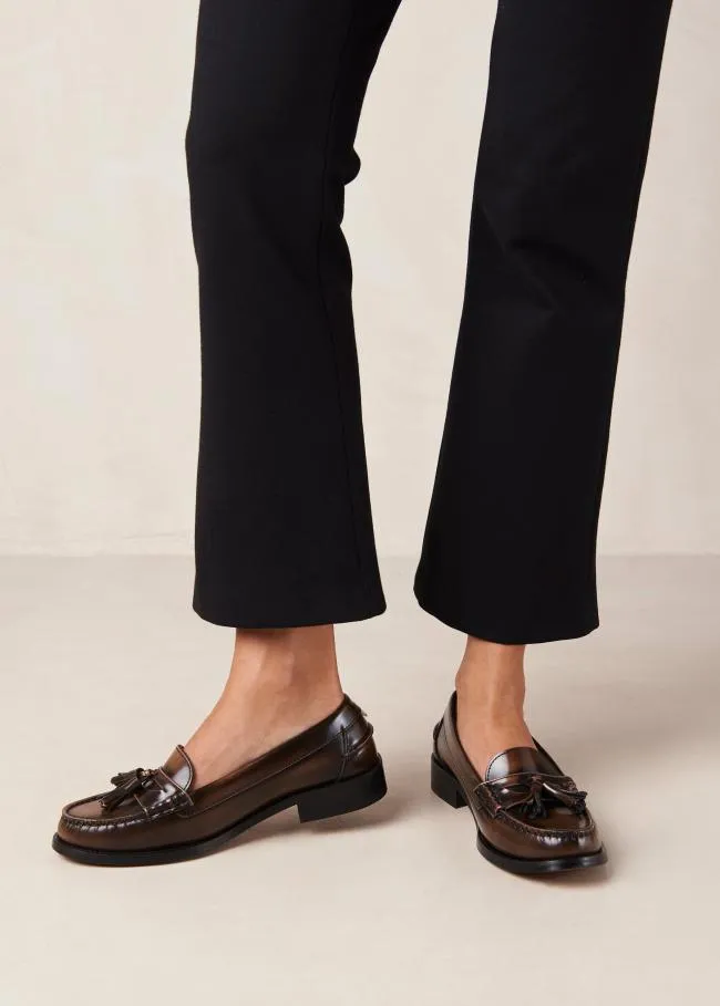 ALOHAS Loafers Terrane 8211 Brown Leather Loafers 8211 Women