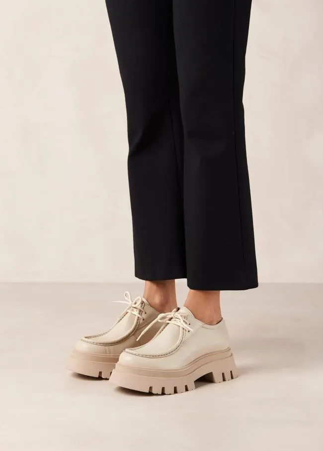 ALOHAS Loafers Tycoon 8211 White Leather Loafers 8211 Women