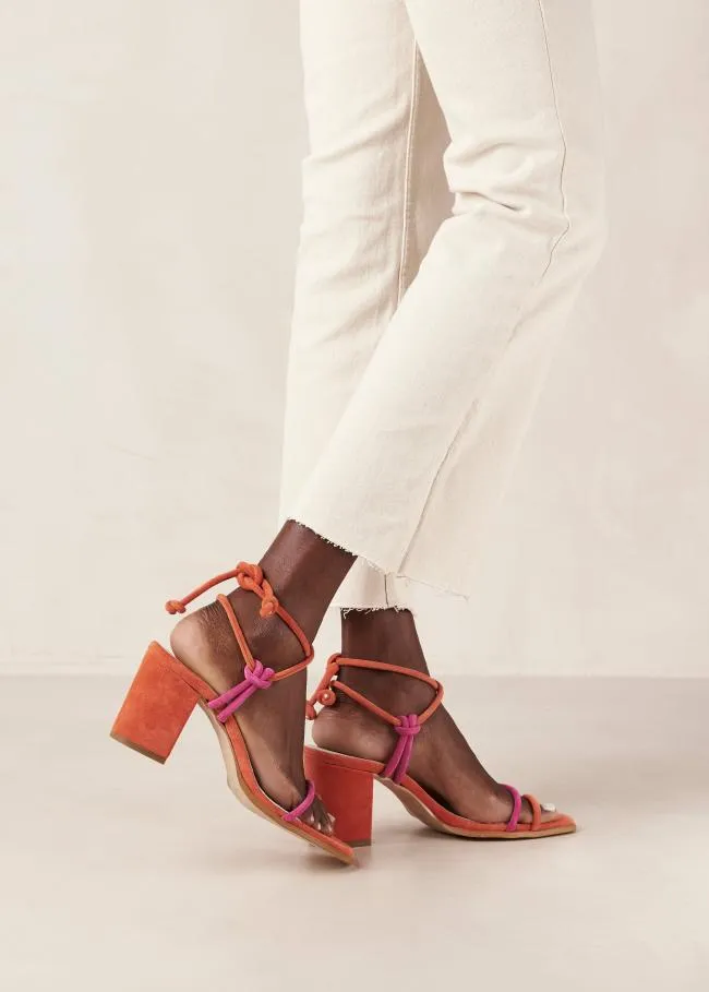 ALOHAS Sandals Grace Bicolor Magenta Orange 8211 Women