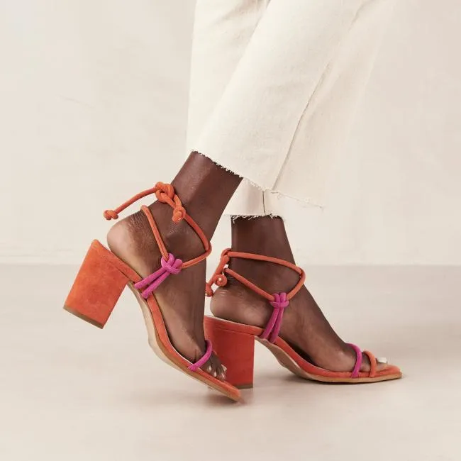 ALOHAS Sandals Grace Bicolor Magenta Orange 8211 Women