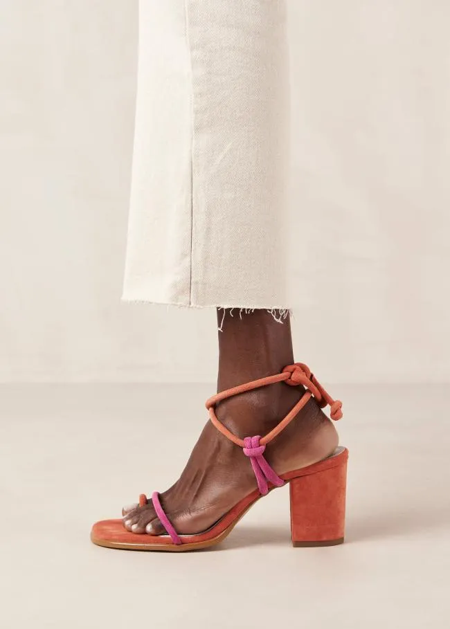 ALOHAS Sandals Grace Bicolor Magenta Orange 8211 Women