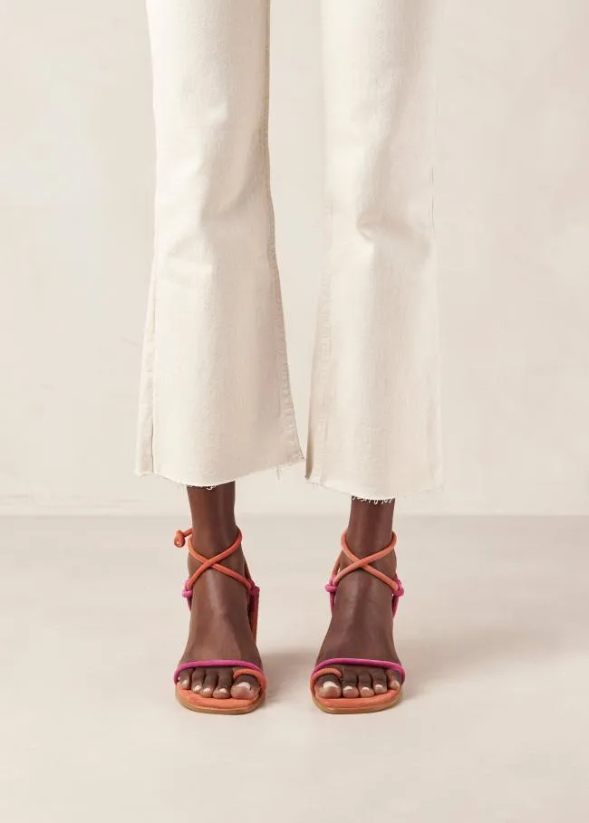 ALOHAS Sandals Grace Bicolor Magenta Orange 8211 Women
