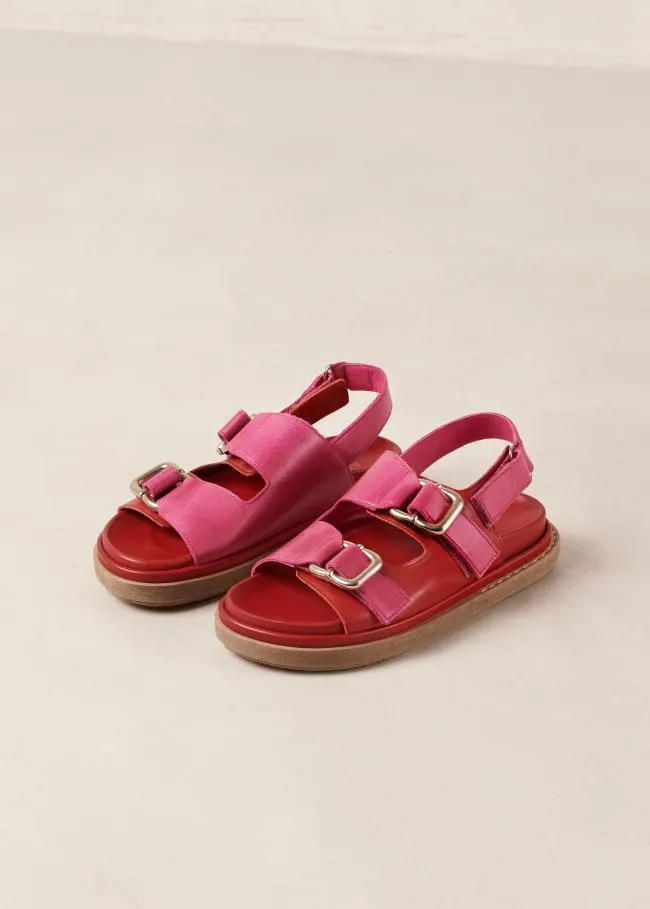 ALOHAS Sandals Harper Bicolor Red Magenta 8211 Women