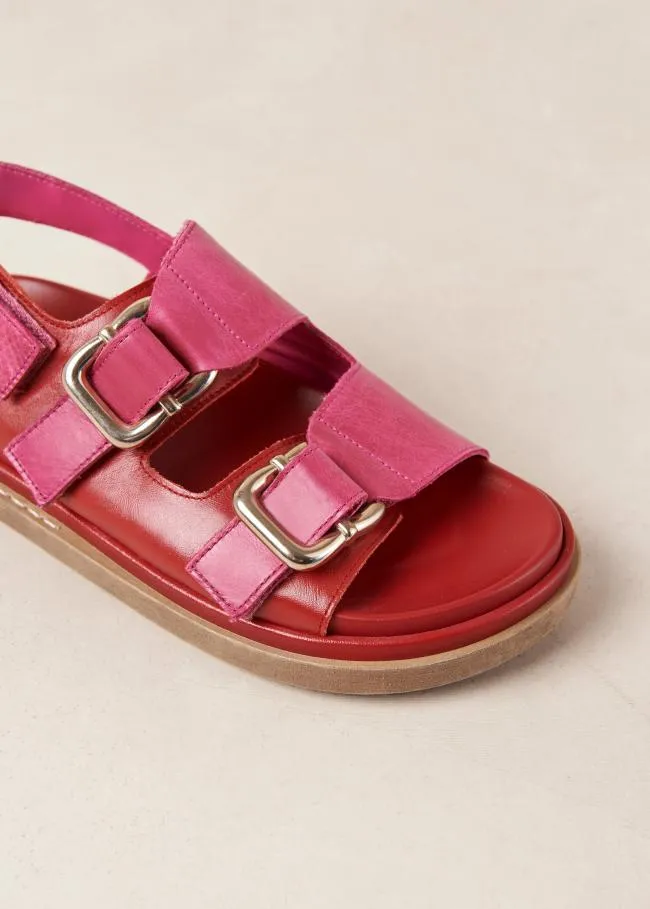 ALOHAS Sandals Harper Bicolor Red Magenta 8211 Women