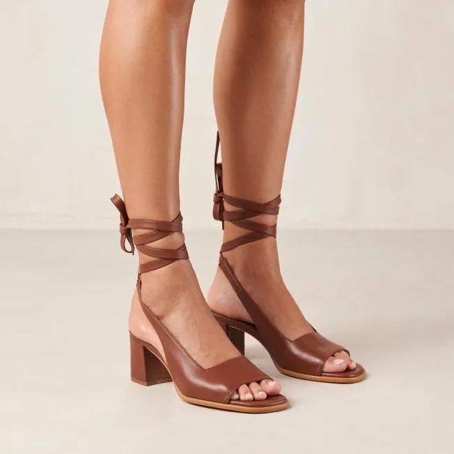 ALOHAS Sandals Lille Dark Tan 8211 Women