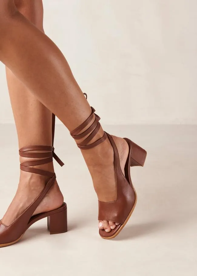 ALOHAS Sandals Lille Dark Tan 8211 Women