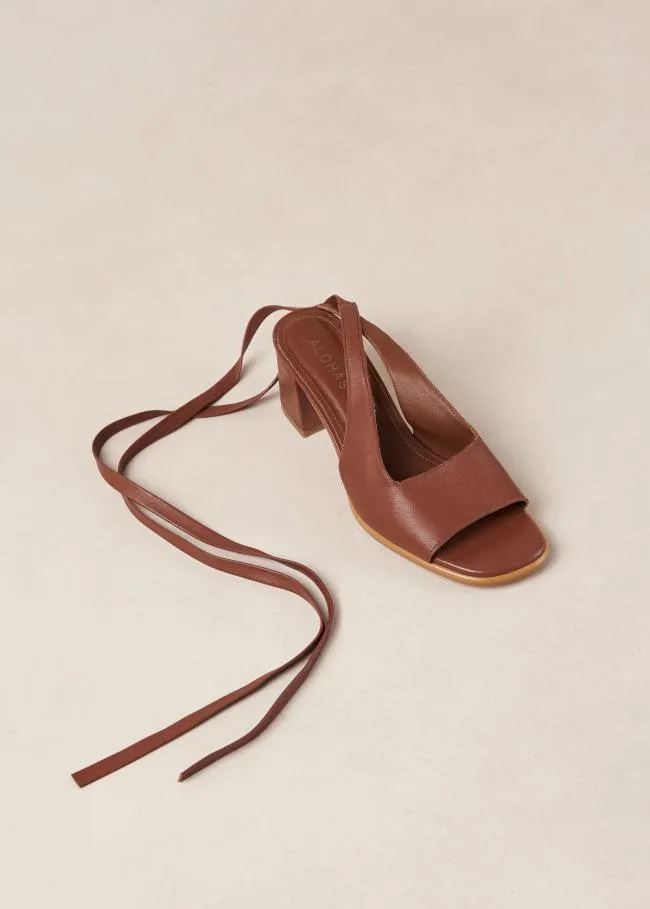ALOHAS Sandals Lille Dark Tan 8211 Women