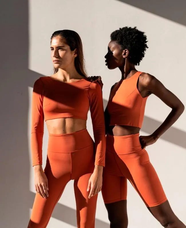 ALOHAS Sportswear Core 8211 Orange Riad Crop Top 8211 Women