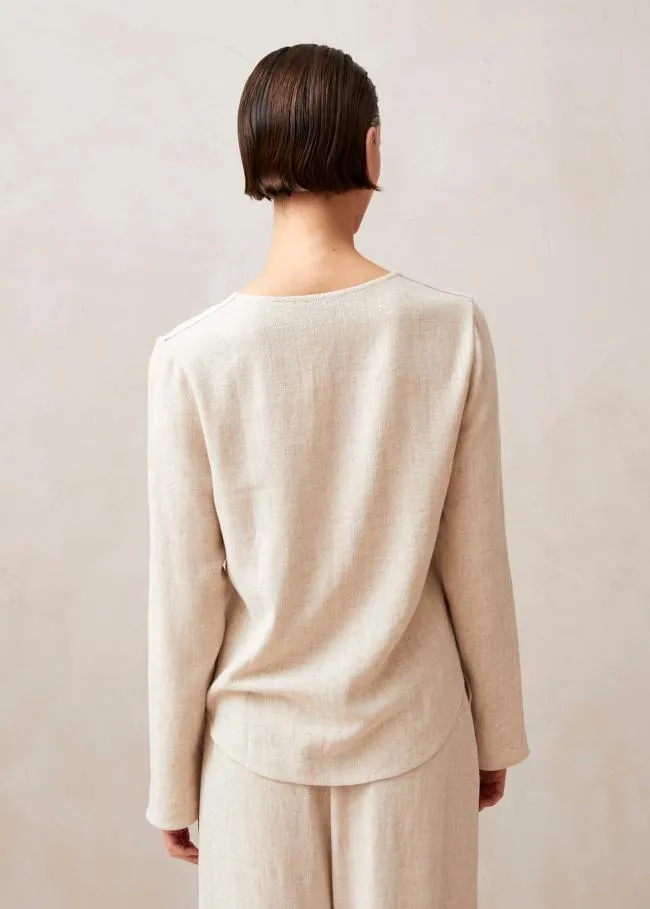 ALOHAS Tops Mist 8211 Beige Top 8211 Women