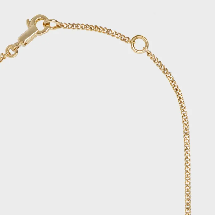 Alphabet I Necklace In Brass With Gold Finish Gold Women CELINE ALPHABET