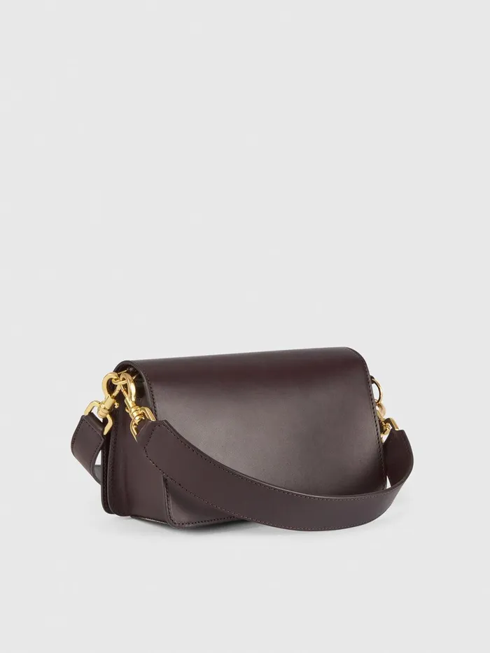ATP Atelier Crossbody Bags Assisi Walnut Leather Shoulder Bag Walnut 8211 Women
