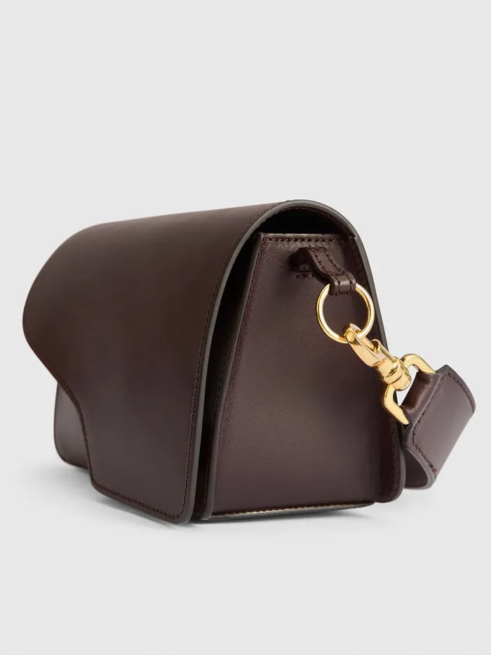 ATP Atelier Crossbody Bags Assisi Walnut Leather Shoulder Bag Walnut 8211 Women