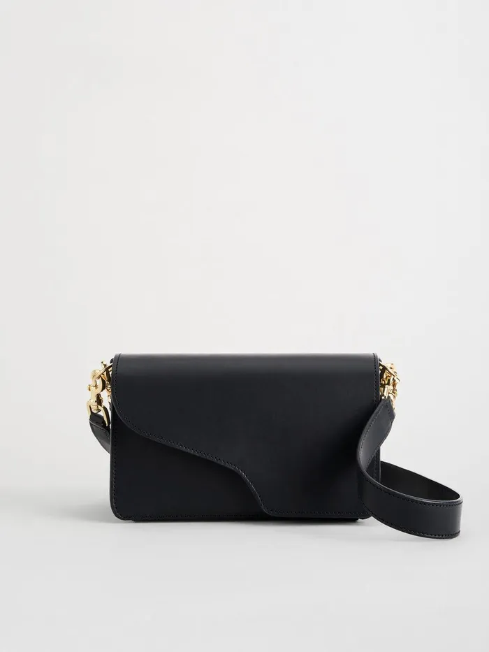 ATP Atelier Icon Bags Assisi Black Leather Shoulder Bag Black 8211 Women