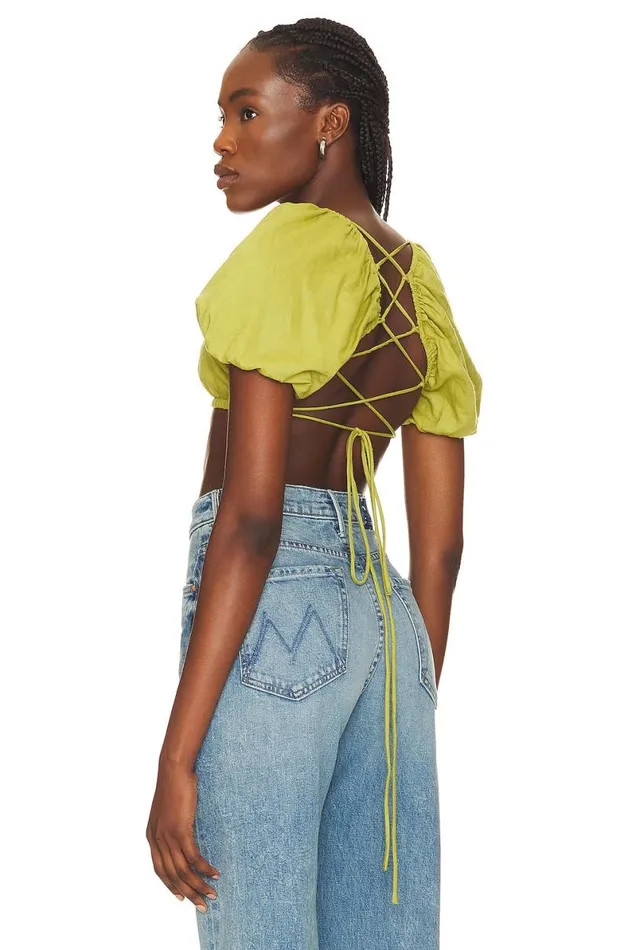 Aviana Top Green Women Lovers and Friends Tops