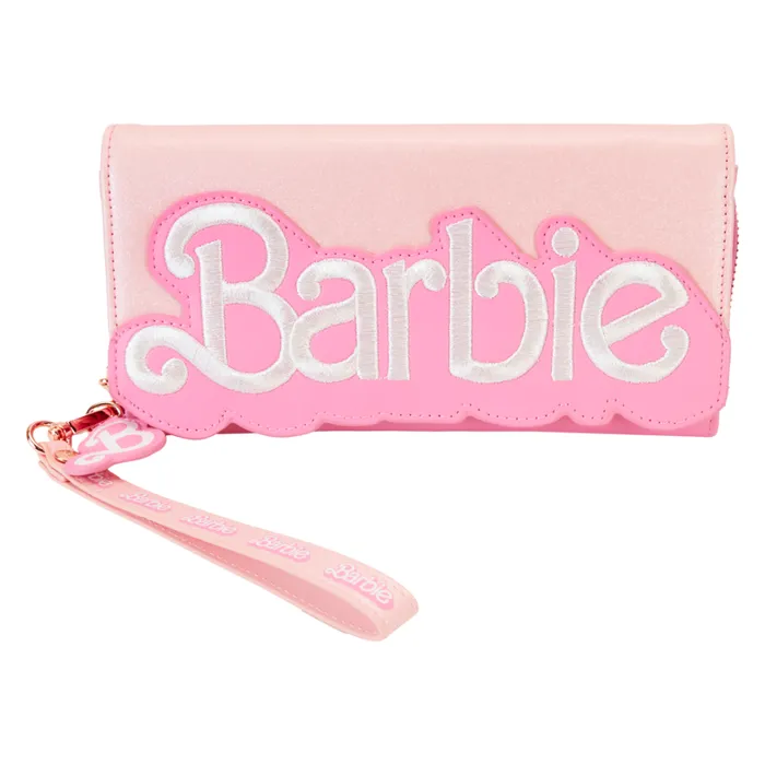 Barbie 65th Anniversary Exclusive Sequin Flap Wristlet Wallet Unisex Loungefly Bags and Wallets Barbie 65th Anniversary Exclusive Sequin Flap Wristlet Wallet Unisex Loungefly Bags and Wallets