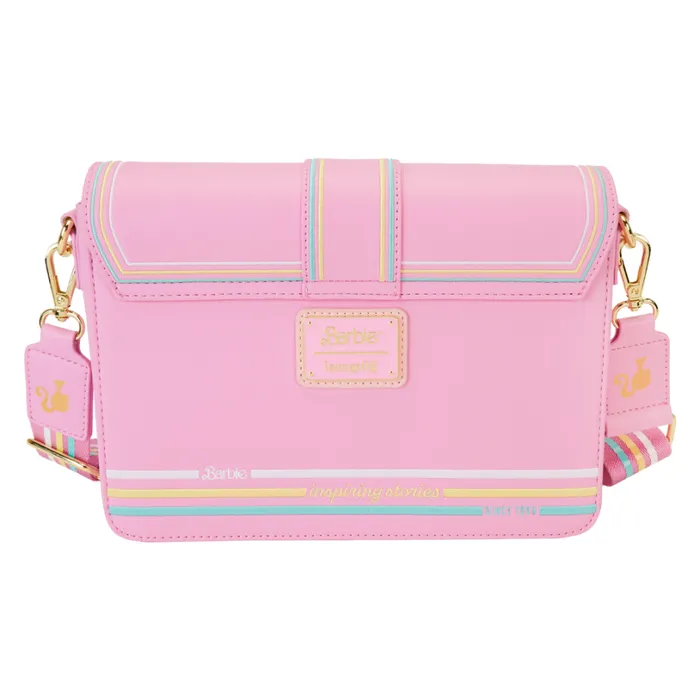 Barbie 65th Anniversary Logo Crossbody Bag With Coin Bag Unisex Loungefly Crossbody Bags