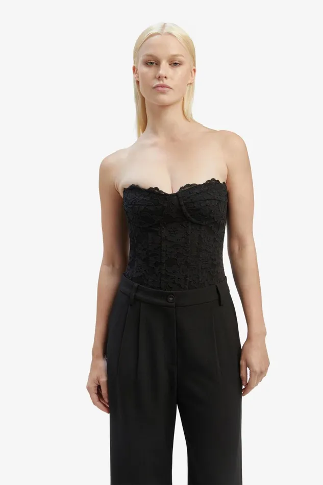 Bardot Bodysuits Oskar Bodysuit In Black 8211 Women