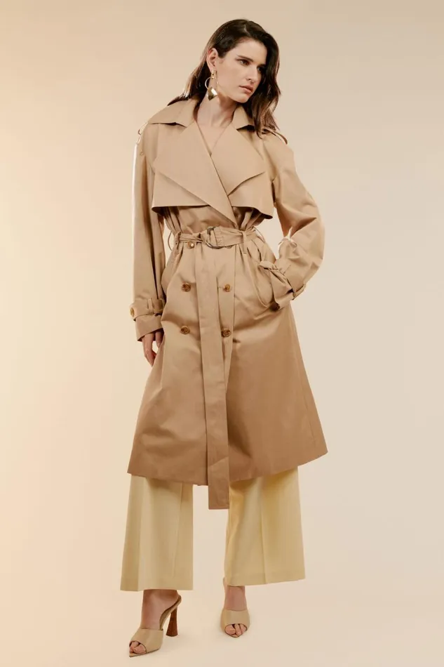 Bardot Coats Halle Trench Coat In Tan 8211 Women