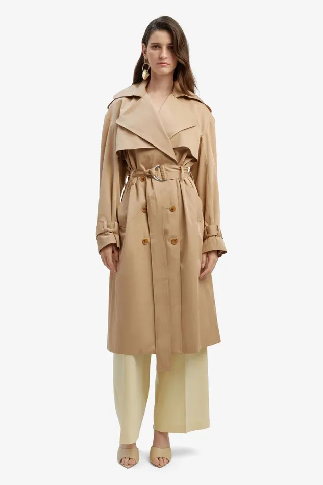 Bardot Coats Halle Trench Coat In Tan 8211 Women