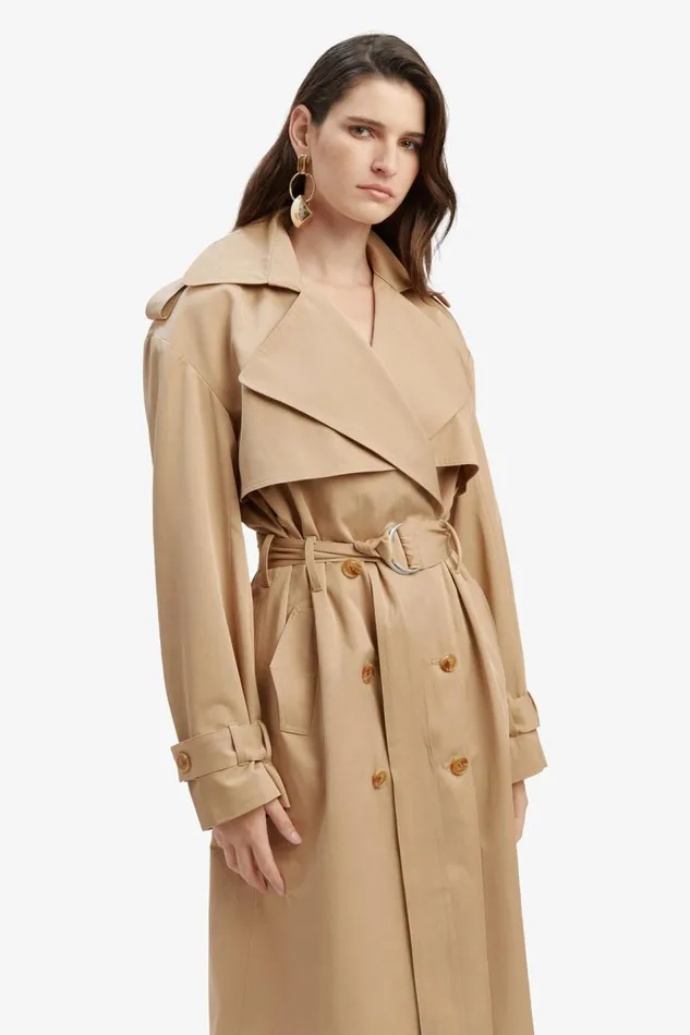 Bardot Coats Halle Trench Coat In Tan 8211 Women