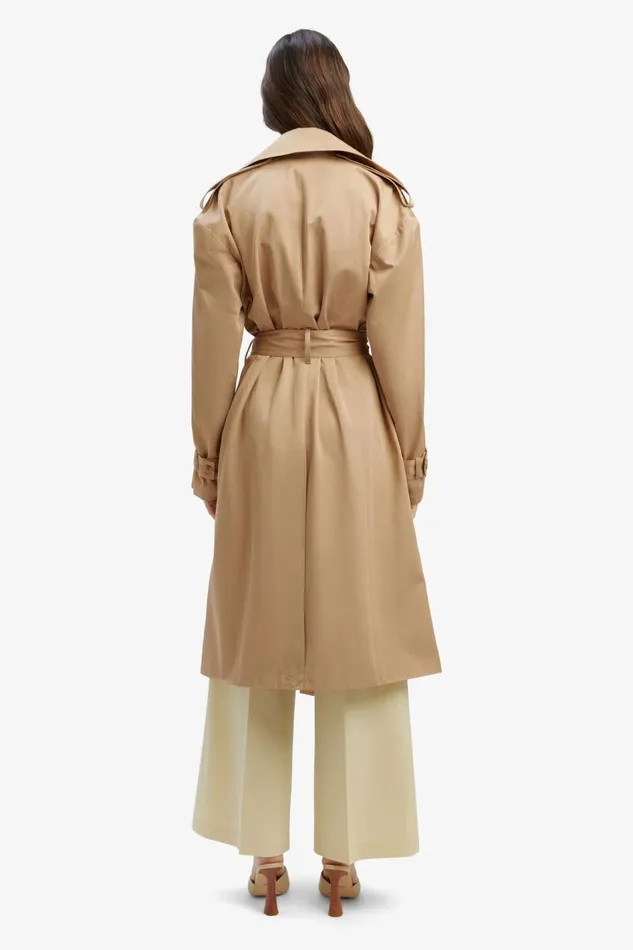 Bardot Coats Halle Trench Coat In Tan 8211 Women