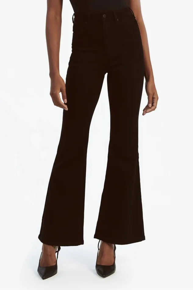 Bardot Flare Jean Ashlynn Hi Boot Leg Jean In Black 8211 Women Bardot Flare Jean Ashlynn Hi Boot Leg Jean In Black 8211 Women