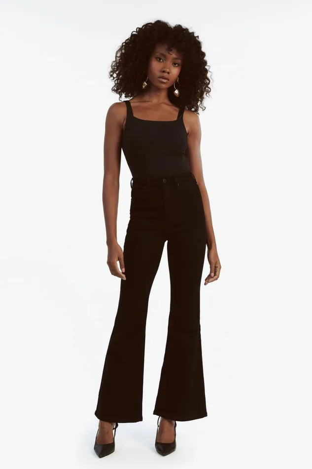 Bardot Flare Jean Ashlynn Hi Boot Leg Jean In Black 8211 Women Bardot Flare Jean Ashlynn Hi Boot Leg Jean In Black 8211 Women