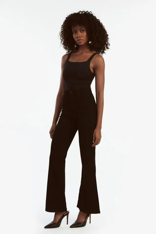 Bardot Flare Jean Ashlynn Hi Boot Leg Jean In Black 8211 Women Bardot Flare Jean Ashlynn Hi Boot Leg Jean In Black 8211 Women