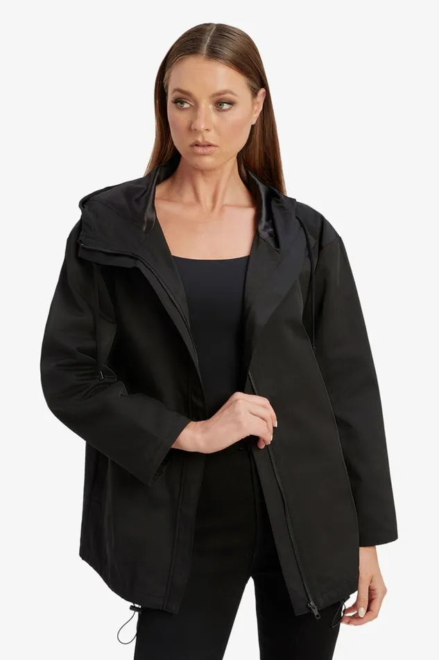 Bardot Jackets Astora Hooded Jacket In Black 8211 Women Bardot Jackets Astora Hooded Jacket In Black 8211 Women