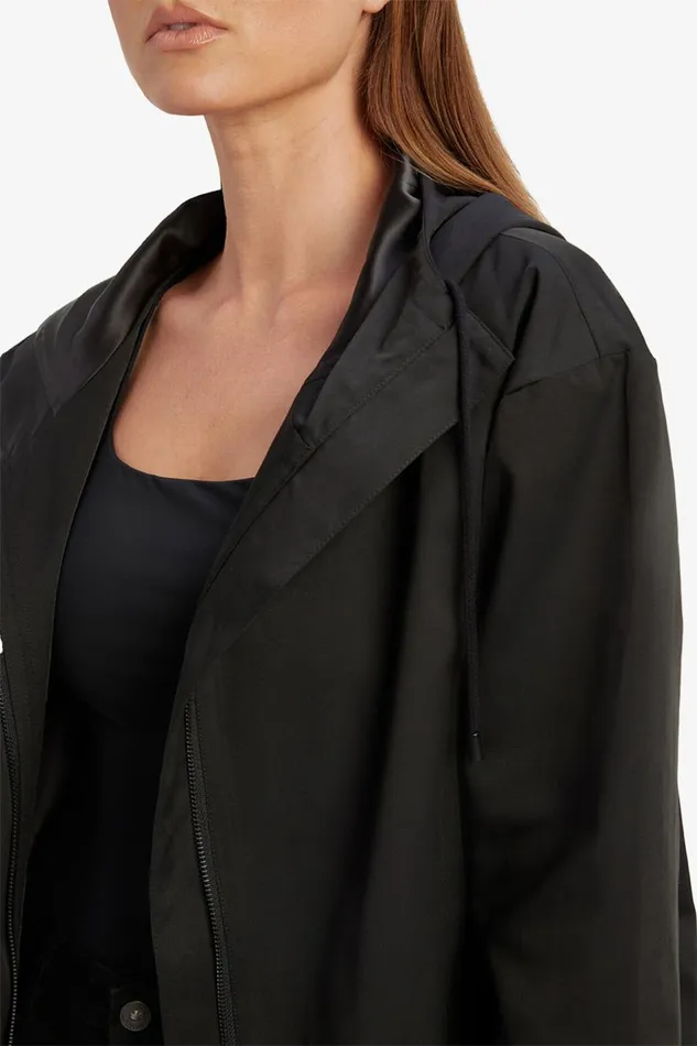 Bardot Jackets Astora Hooded Jacket In Black 8211 Women Bardot Jackets Astora Hooded Jacket In Black 8211 Women
