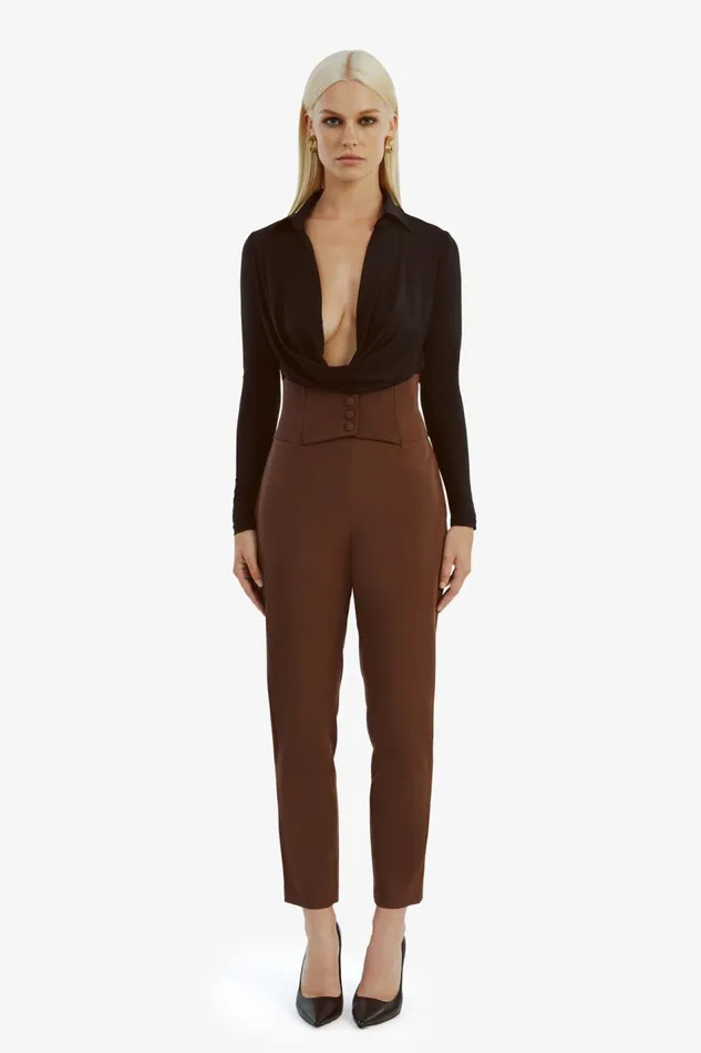 Bardot Pants Corset Pant In Chocolate 8211 Women Bardot Pants Corset Pant In Chocolate 8211 Women