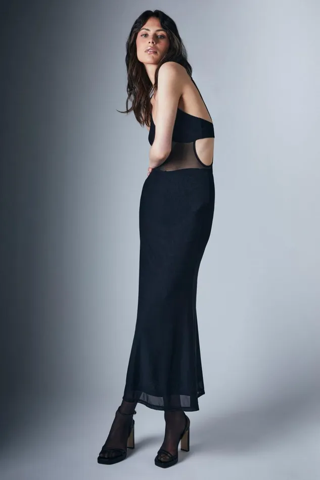 Bardot Party Dresses Harlequin Midi Dress In Black 8211 Women