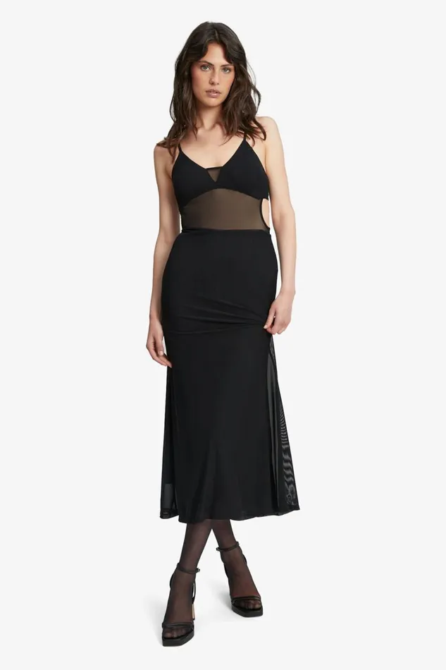 Bardot Party Dresses Harlequin Midi Dress In Black 8211 Women Bardot Party Dresses Harlequin Midi Dress In Black 8211 Women