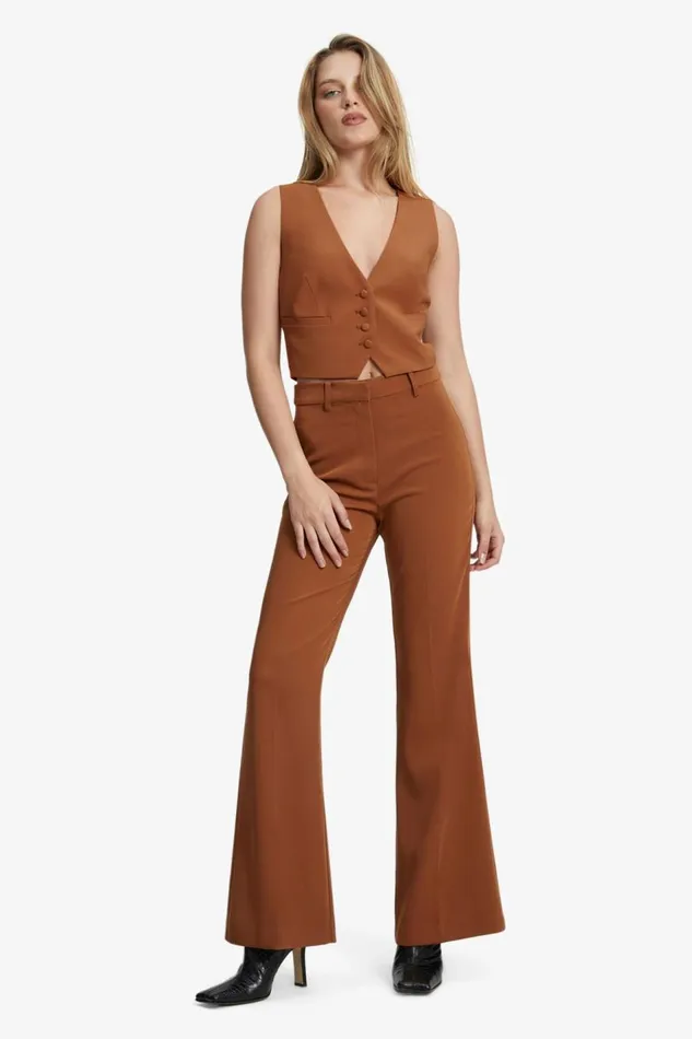 Bardot Party Tops Callista Vest In Chestnut 8211 Women Bardot Party Tops Callista Vest In Chestnut 8211 Women