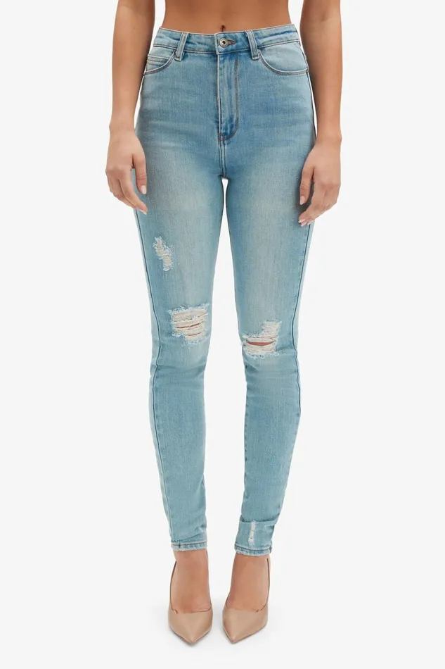 Bardot Skinny Jean Khloe Super High Tall Jeans In Mid Blue 8211 Women Bardot Skinny Jean Khloe Super High Tall Jeans In Mid Blue 8211 Women