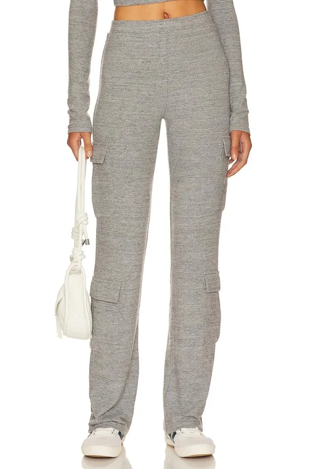 Bari Cargo Pant Heather Grey Women Lovers and Friends Loungewear