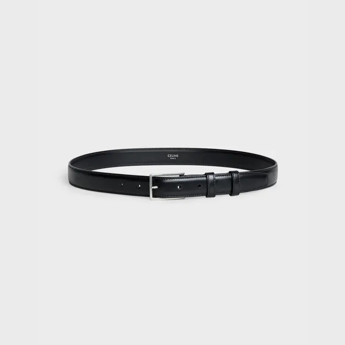 Bc03 25mm In Taurillon Leather Black Men CELINE BELTS